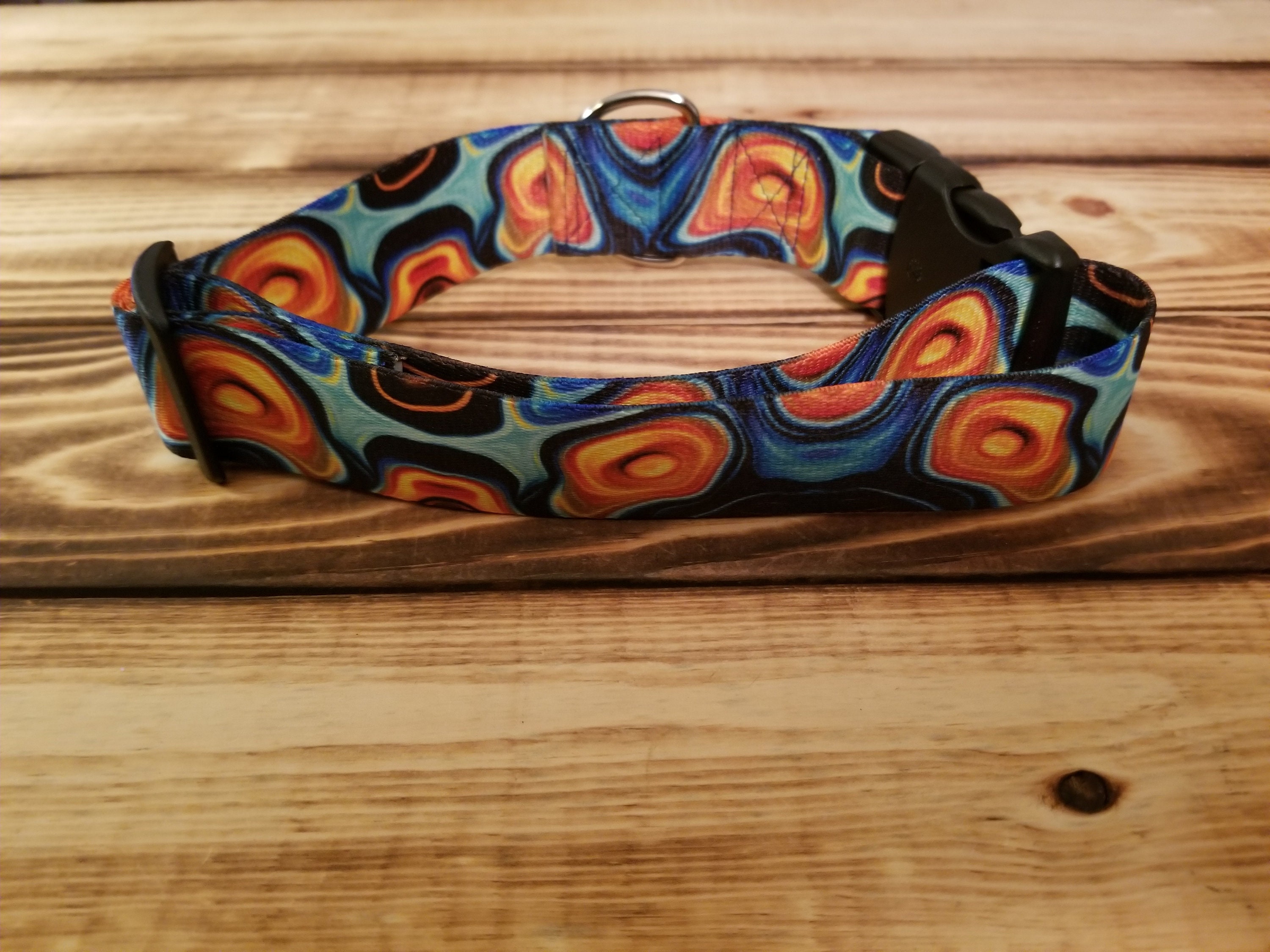 Hippie Hound Dog Collars and Leash, Designer Collar, Martingale