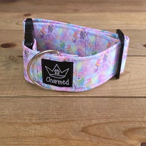 PETITE 11"-19" Dog Collar 2" Width, Pet Collar, Small, Fun Dog Collar, MLP Dog Collar, Cartoon, Throwback, Buckle Collar, Summer, Pony