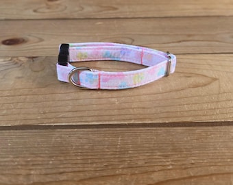 6"-12" Easter Dog Collar 1/2" Width, Pet Collar, Tiny, Small Dog Collar, XS, Holiday Collar, Easter, Bunny, Jelly Beans, Cat Collar