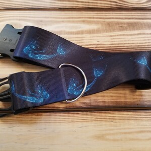 2" Width 15"-28" Mermaid Dog Collar or Martingale, Designer Collar, One of a Kind, 2 Inch Width, Mermaid, Ocean, Sea