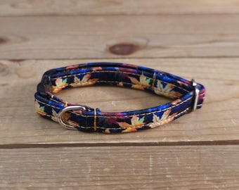 5.5"-10" Breakaway Collar 3/8" Width, Pet Collar, XS, Small, Cat, Tiny Collar, Kittens, Teacup, Breakaway Collar, Kitty, Fall, Autumn