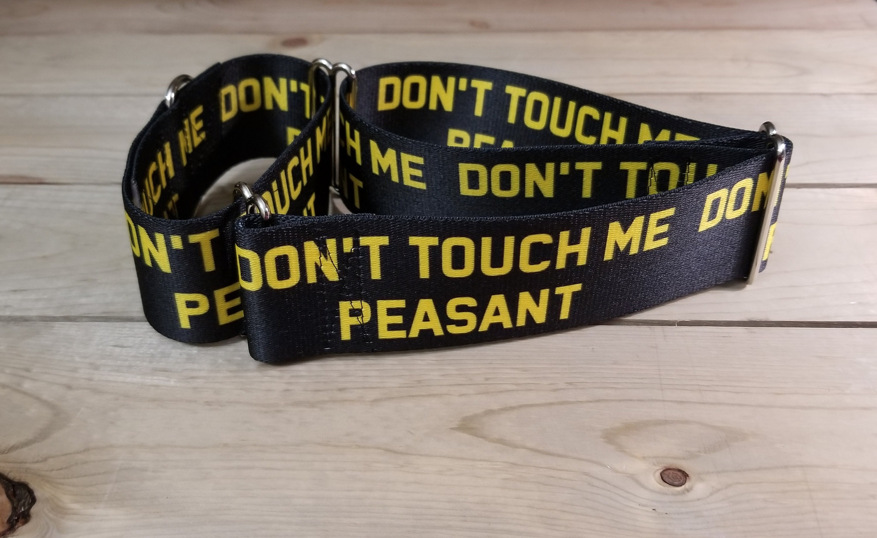 don t touch me peasant dog collar