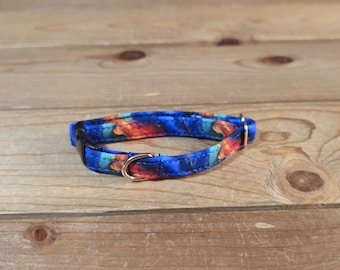 5.5"-10" Dog Collar 3/8" Width, Pet Collar, XS, Small, Cat, Tiny Dog Collar, Kittens, Teacup, Geode