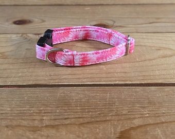 6"-12" Valentine's Day Collar 1/2" Width, Kitten, Small, Cat Collar, XS, Holiday Collar, Love, Hearts, Woof You