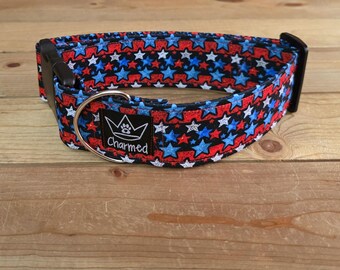 Patriotic Buckle Collars