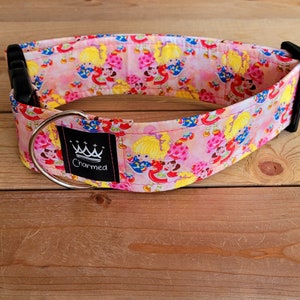 14"-28" 80's Throwback Dog Collar 2" Width, Pet Collar, Small, Medium, Large, XL, 80's Dog, Cartoons Collar, Limited Edition