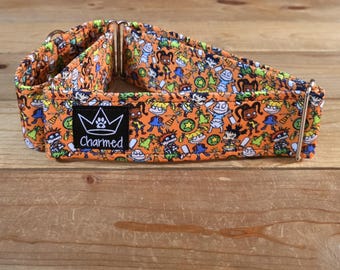 14"-27" Martingale Collar 2" Width, Pet Collar, Medium, Large, Big Dog Collar, Throwback Martingale Collar, Kids, Babies