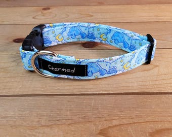 11"-22" Dog Collar 1" Width, Pet Collar, Medium, Small, Large Dog Collar, Bright Dog Collar, Summer, Manatee, Florida Collar