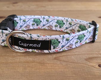 11"-22" Dog Collar 1" Width, Pet Collar, Small, Medium, Large Collar, Summer Collar, Fish, Gone Fishing, Sport Fishing, Outdoor Dog