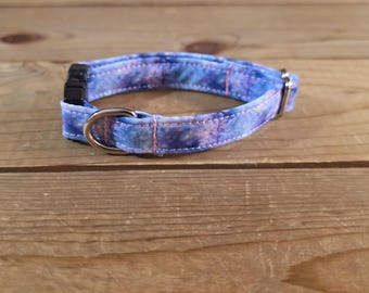 6"-12" Winter Dog Collar 1/2" Width, Pet Collar, XS, Small, Cat, Dog Collar, Winter Dog, Seasonal Buckle Collar