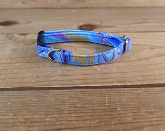 5.5"-10" Spectrum Breakaway Collar 3/8" Width, Pet Wear, XS, Small, Cat, Tiny Collar, Kittens, Teacup Pup, Colorful, Fun