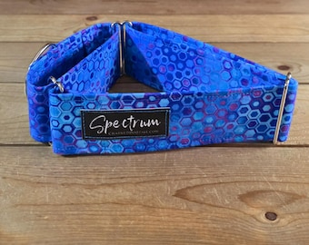 14"-27" Spectrum Martingale Collar 2" Width, Pet Wear, Small, Medium, Large Dog Collar, XL, Colorful, Fun, Vibrant, Spectrum, Martingale