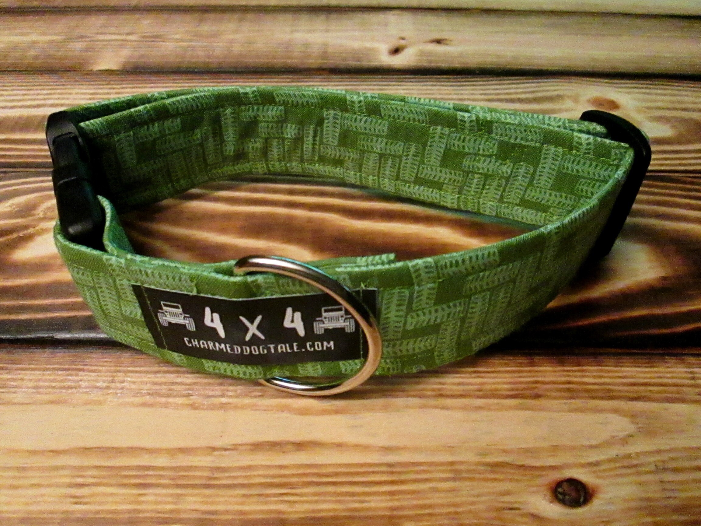 1325 4x4 Dog Collar 1.5 Width, Jeep, Summer Fun, Adventure Dog Collar