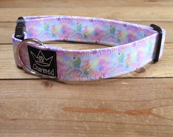 13"-26" Dog Collar 1.5" Width, Pet Collar, Medium, Small, Large, XL, Cartoon Dog Collar, My Little Pony, Pastel, Movie Dog Collar, Girly