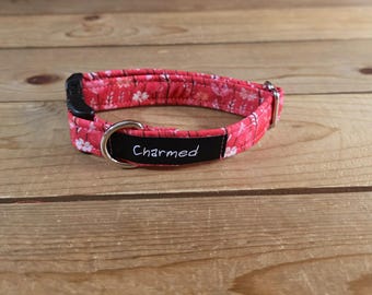 8"-16" Valentine's Day Collar 3/4" Width, Small, Medium, Holiday Collar, Love, Hearts, Woof You