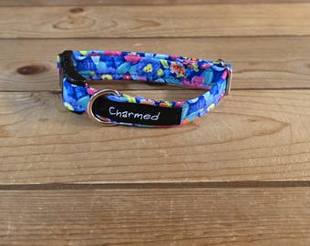 8"-16" Easter Dog Collar 3/4" Width, Pet Collar, Medium, Small Dog Collar, Holiday Collar, Easter, Bunny, Jelly Beans