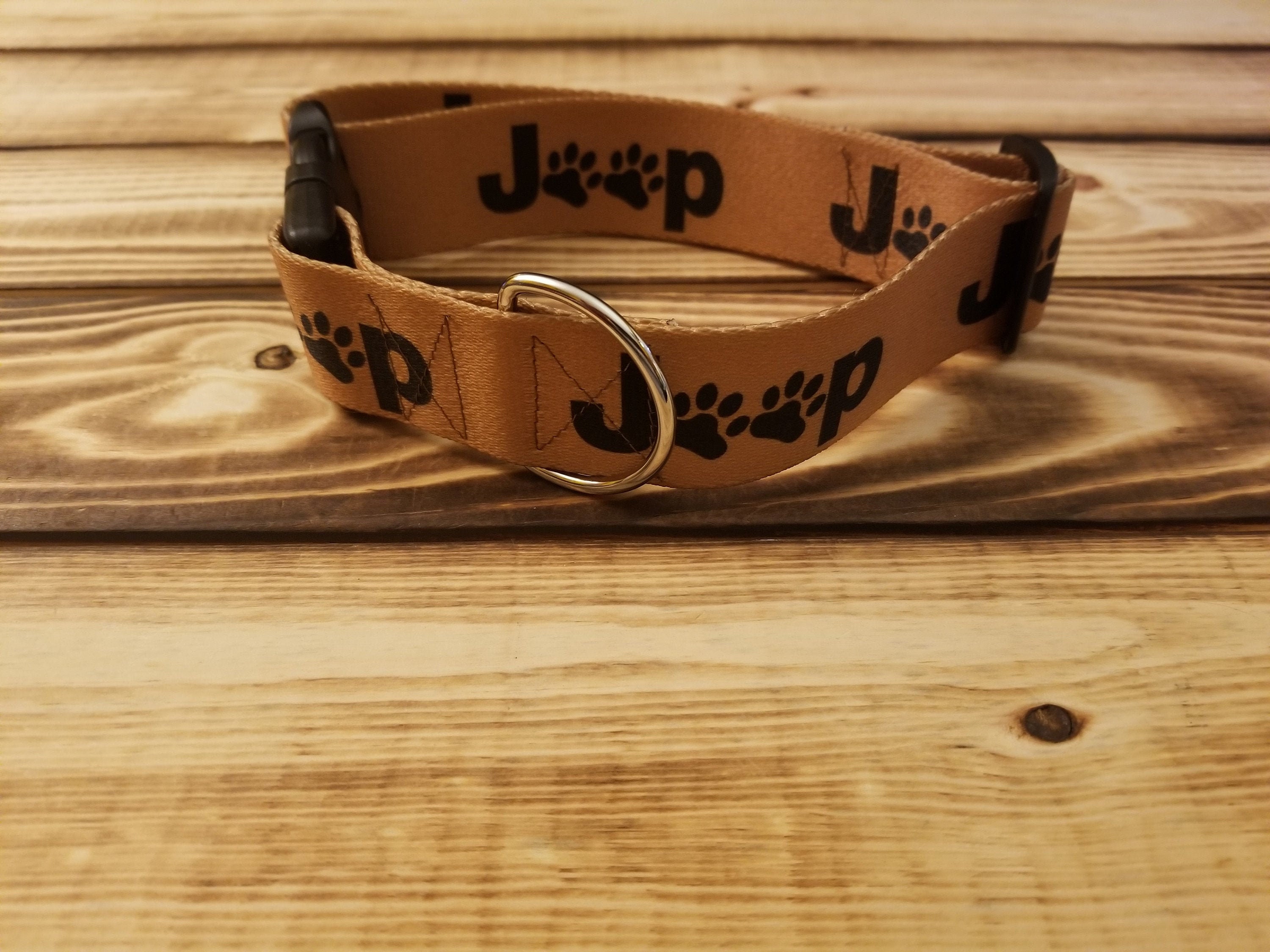 1427 Jeep Dog Collar or Martingale 1.5 Width, Designer Collar, One of