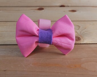 MINI Dog Bowtie for All Collars & Harness, Pet Neckwear, Dog Accessory, One of a Kind, Proper Pooch, Bowtie, Collar Accessory, One Size