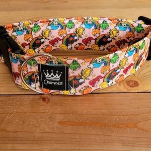 14"-28" 80's Throwback Dog Collar 2" Width, Pet Collar, Small, Medium, Large, XL, 80's Dog, Cartoons Collar, Limited Edition