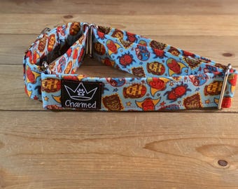 14"-27" Martingale Collar 1.5" Width, Pet Collar, Medium, Large, XL, Superhero Dog Collar, Comic Book Collar, Martingale Dog Collar, Fun Dog