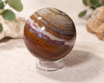 Ocean Jasper Sphere, 9.85oz, 59mm, Sphere Stand Included
