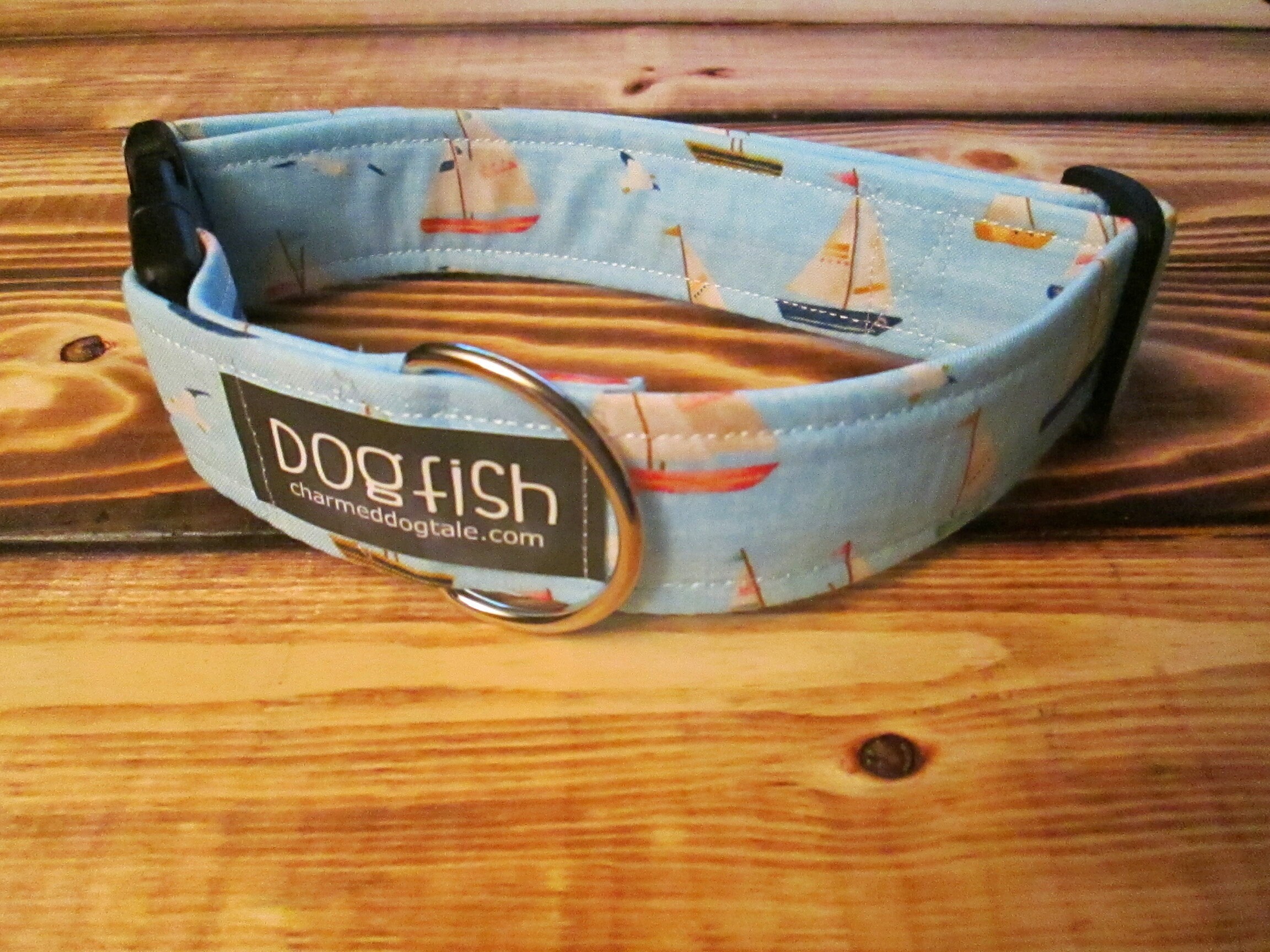 Sailboats Dog Collar