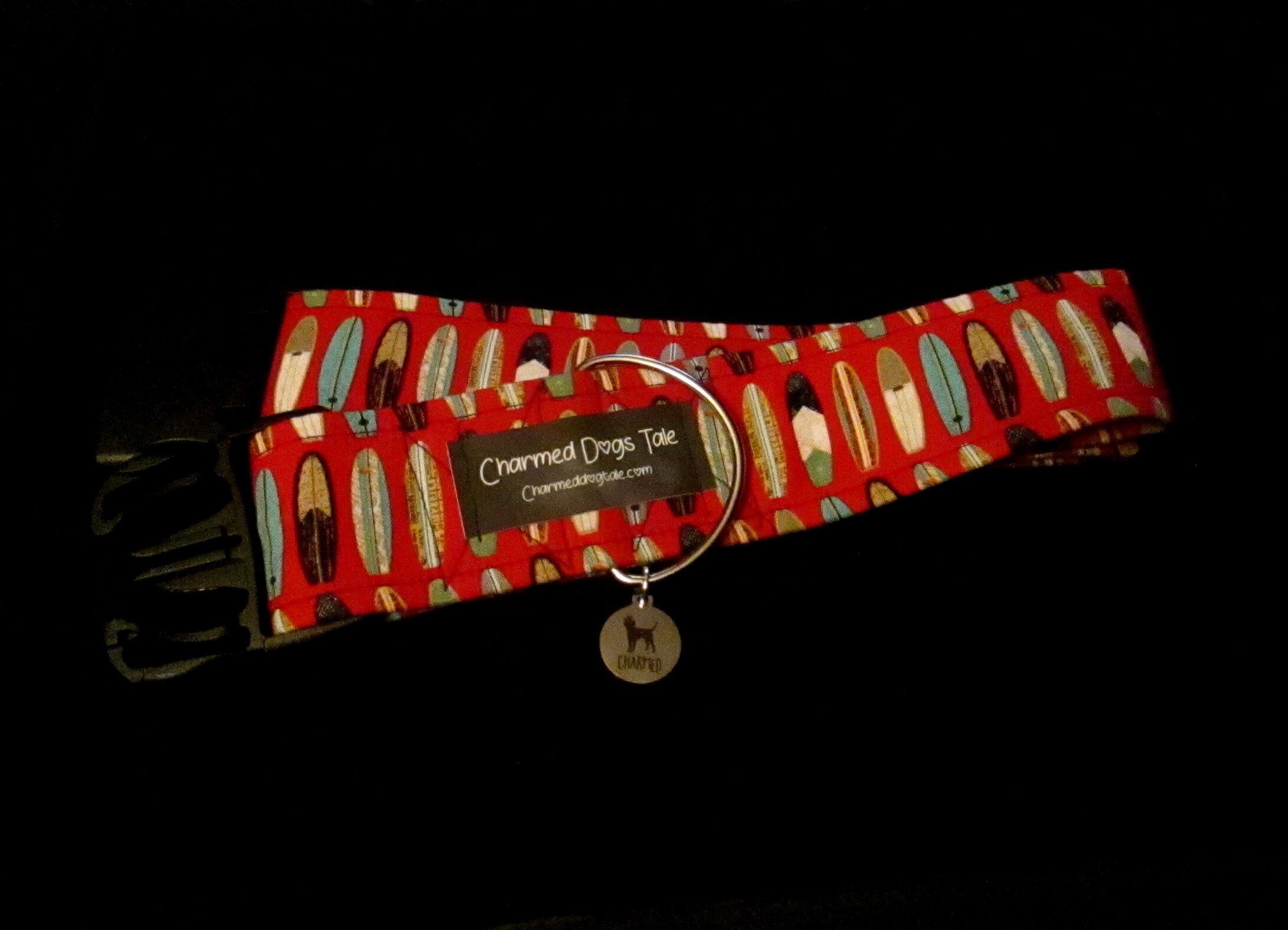 surfboard dog collar