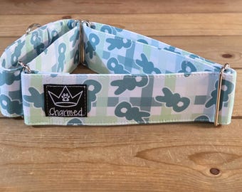 14"-27" Easter Martingale Collar 2" Width, Pet Collar, Medium, Large Dog Collar, XL, Holiday Collar, Easter, Bunny, Jelly Beans