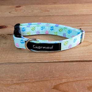 8"-16" Easter Dog Collar 3/4" Width, Pet Collar, Small, Medium, Large Collar, Easter, Spring Collar, Holiday Dog Collar, Side Release Buckle