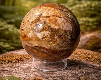 Pietersite Sphere, 1lb, 74mm, Sphere Stand Included