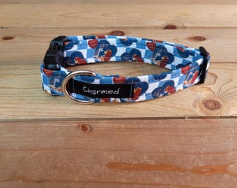 10"-20" Valentine's Day Dog Collar 1" Width, Pet Collar, Small, Medium, Large, Collar, Holiday Collar, Doggy Love Collar, Woof You