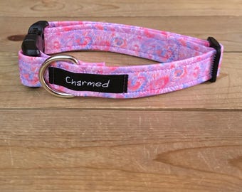 11"-22" Neon Tie Dye Dog Collar 1" Width, Pet Collar, Medium, Large, XL, Neon, Tie Dye Dog Collar, Buckle Dog Collar, Hippie Hound
