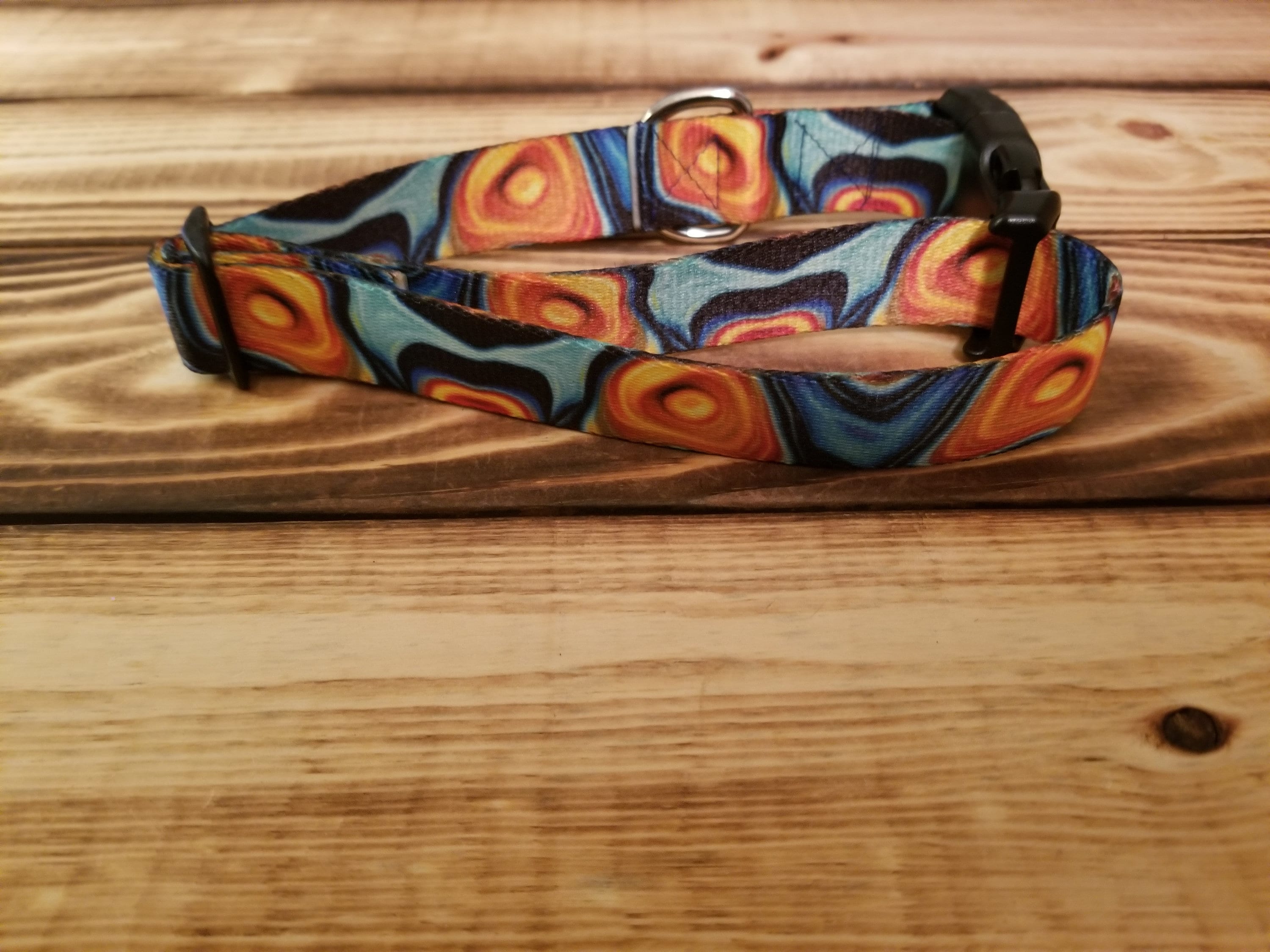 Hippie Hound Dog Collars and Leash, Designer Collar, Martingale