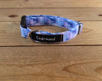 9"-18" Winter Dog Collar 3/4" Width, Pet Collar, XS, Small, Medium, Dog Collar, Winter Dog, Seasonal Buckle Collar, Snowflake