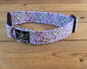 13"-26" Easter Dog Collar 1.5" Width, Pet Collar, XL, Large, Medium, Small Dog Collar, Holiday Collar, Easter, Bunny, Jelly Beans