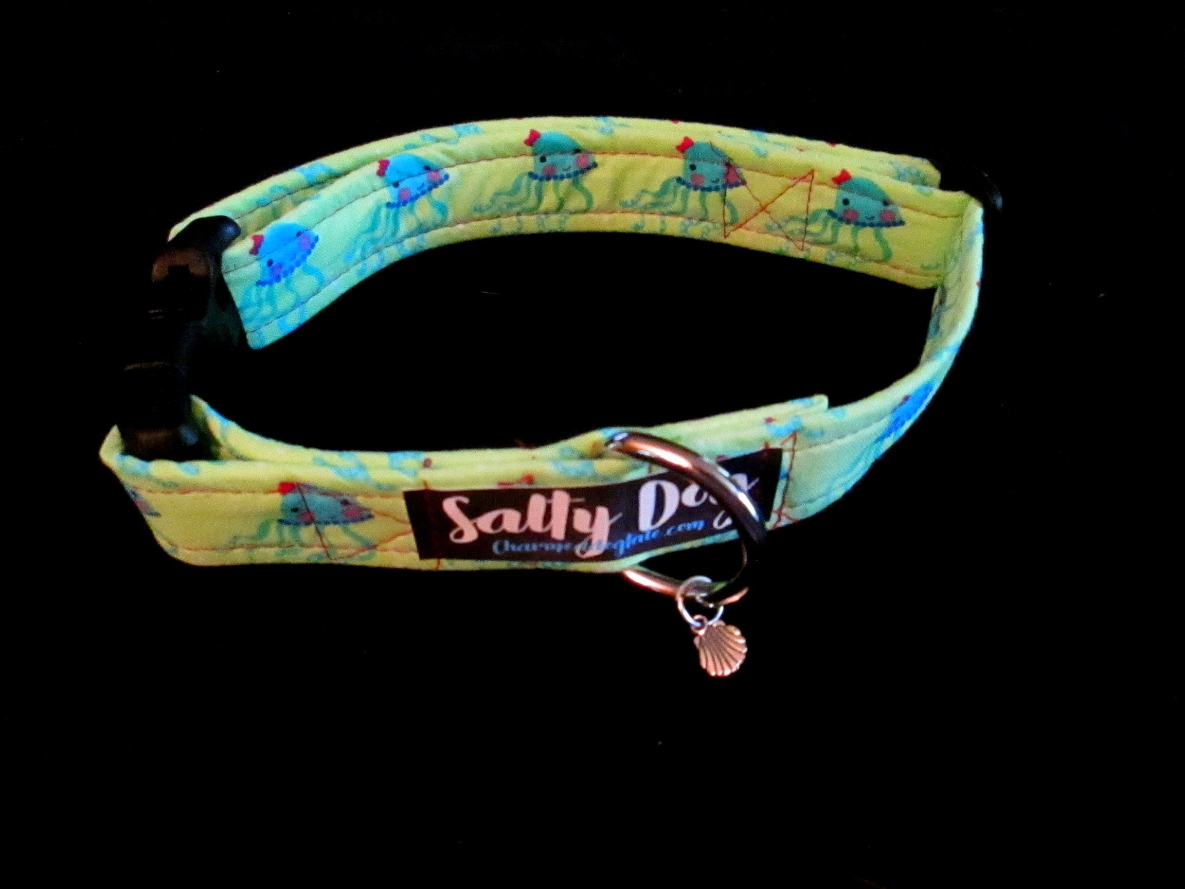 1323 Salty Dog Collar 1 width, Fun Pet Collar, Fabric Collar, Pet