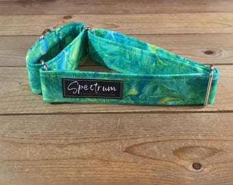 14"-27" Spectrum Martingale Collar 1.5" Width, Pet Wear, Small, Medium, Large Dog Collar, XL, Colorful, Fun, Vibrant, Spectrum, Martingale