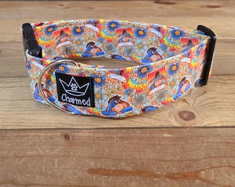 14"-28" Dog Collar 2" Width, Pet Collar, Medium, Large, Big Dog Collar, Cartoon Dog Collar, Eeyore, Movie Dog Collar