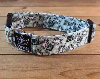 13"-26" Swear Dog Collar 1.5" Width, Small, Medium, Large, XL, Fetch This, Naughty Dog Collar, Explicit, Funny Dog Collar, Middle Finger