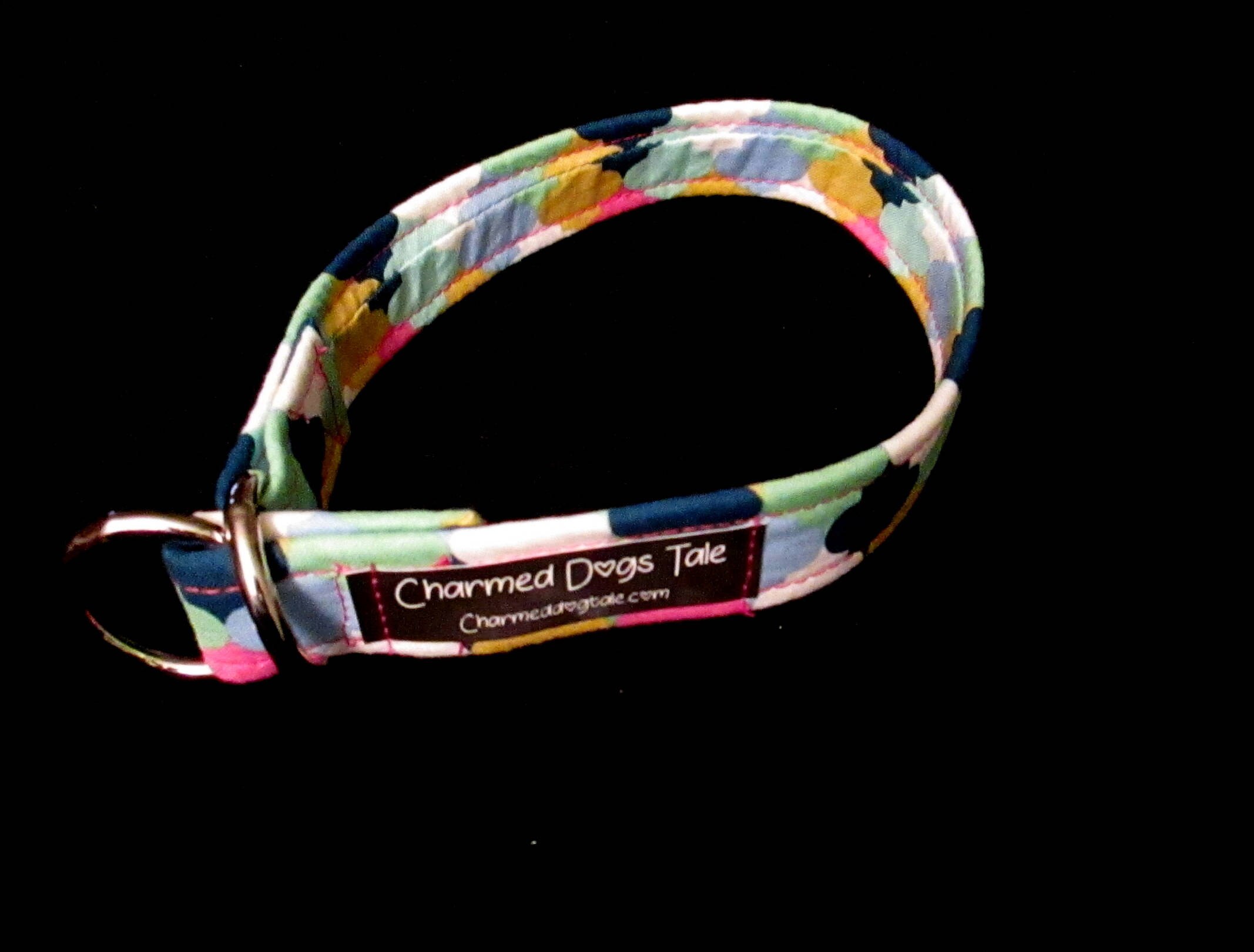 18 Moroccan Summer Adjustable Slip Collar 1 Width, Training Collar, Choker Collar, Slip Collar