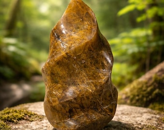 Golden Healer Flame, 4" Tall, 10.35oz