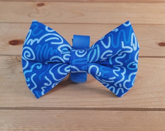 Regular Dog Bowtie for All Collars & Harness, Pet Neckwear, Dog Accessory, One of a Kind, Proper Pooch, Bowtie, Collar Accessory, One Size