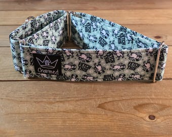 14"-27" Swear Martingale Collar 2" Width, Medium, Large, XL, Fetch This, Naughty Dog Collar, Explicit, Funny Dog Collar, Middle Finger