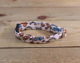 5.5"-10" Breakaway Collar 3/8" Width, Pet Collar, XS, Small, Cat, Tiny Collar, Kittens, Teacup, Breakaway Collar, Kitty, Fall, Autumn