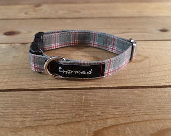 9"-18" Christmas Dog Collar 3/4" Width, Pet Collar, XS, Small, Medium, Dog Collar, Holiday Collar, Side Release Buckle, Santa, Lights, Tree