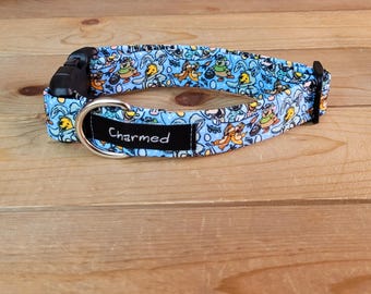 11"-22" Easter Dog Collar 1" Width, Pet Collar, Small, Medium, Large Collar, Easter, Spring Collar, Holiday Dog Collar, Side Release Buckle