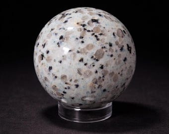 Kiwi Jasper Sphere, 10.60oz, 60mm, Sphere Stand Included