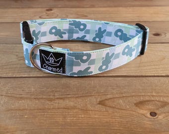 13"-26" Easter Dog Collar 1.5" Width, Pet Collar, XL, Large, Medium, Small Dog Collar, Holiday Collar, Easter, Bunny, Jelly Beans