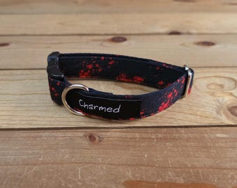 8"-18" Halloween Dog Collar 3/4" Width, Small, Medium, Halloween, Holiday Collar, Tricky or Treat, Spooky Dog, Ghost, Pumpkins, Boo