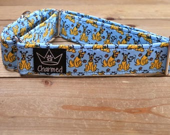 14"-26" Martingale Collar 1.5" Width, Neon Collar, Medium, Large, XL, Summer Collar, Cartoon Pluto, Dog Martingale Collar, Sidekick